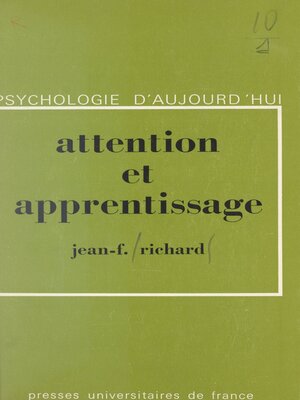 cover image of Attention et apprentissage